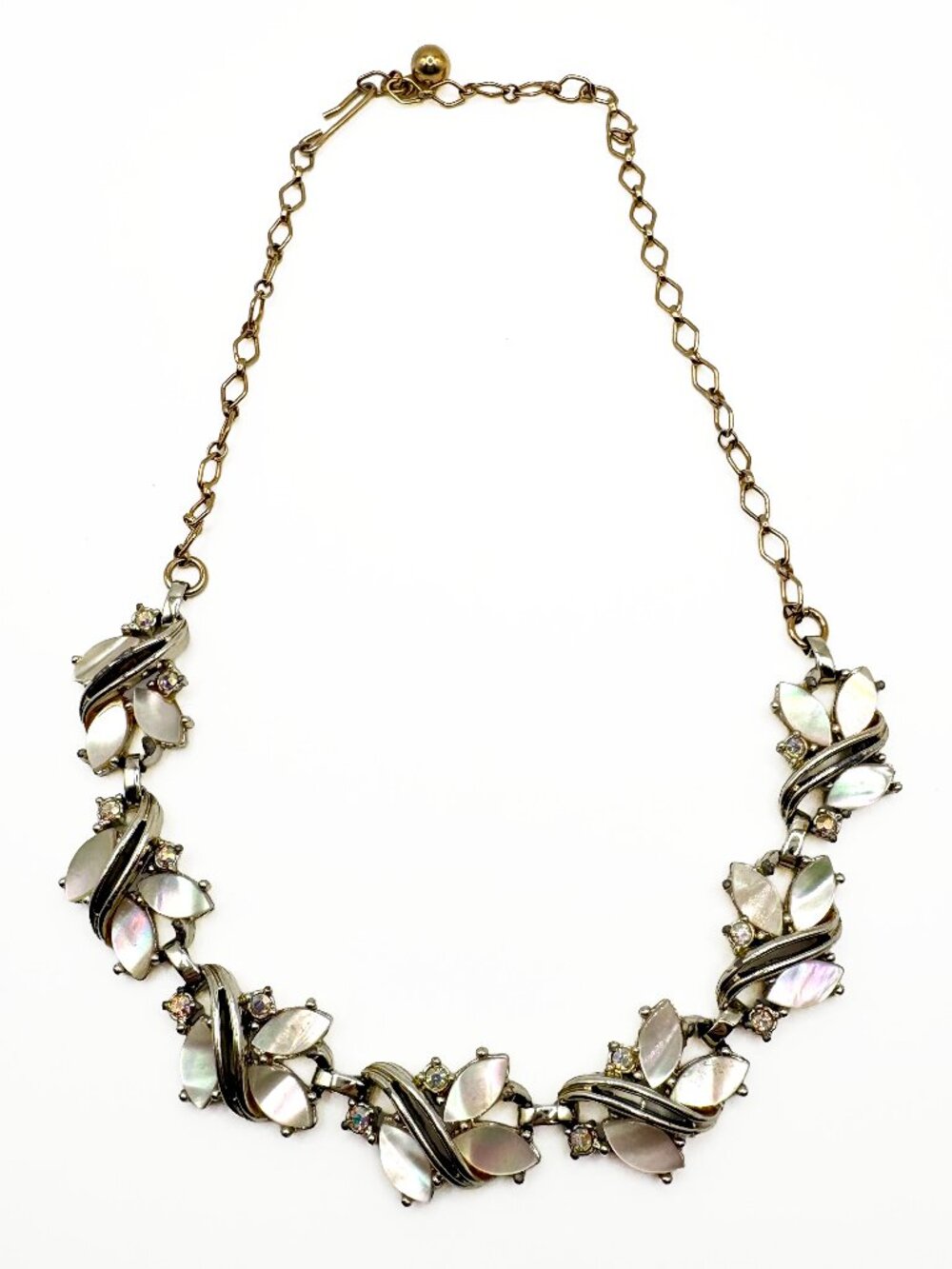 Vintage Iridescent Thermoset Choker Necklace